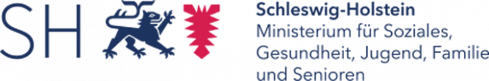 Logo Schleswig-Holstein, Ministerium für Soziales, Gesundheit, Jugend, Familie und Senioren